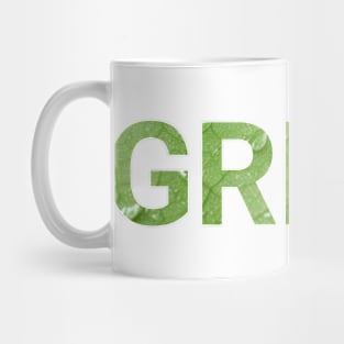 green celebration day with nature Mug